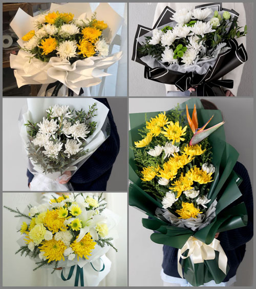 广东江门市恩平市横陂镇横平村白事花束代送